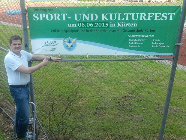 Спортивный праздник в Германии в городе Кюртен 6 июня 2015