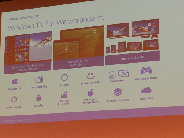 Microsoft представит в Берлине устройства с Windows 10