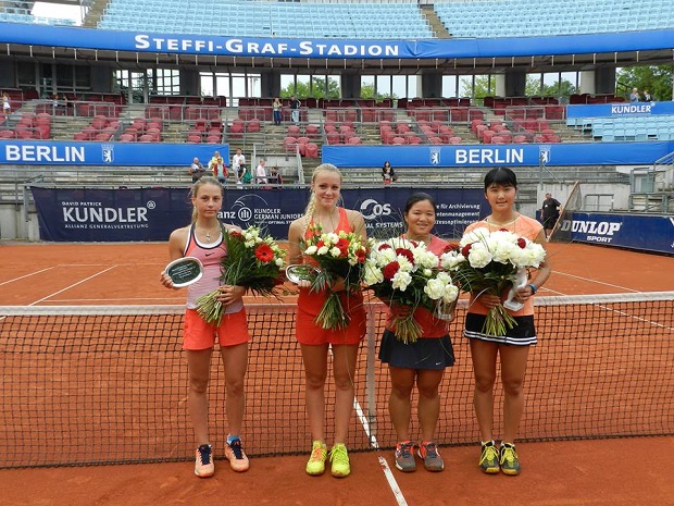 Теннис Марта Костюк и Дениза Марцинкевич Финал в паре в Берлине 2016