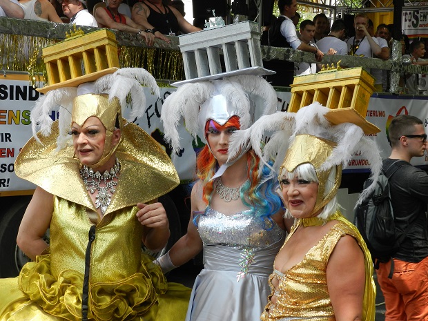 Гей парад в Берлине Фото Christopher Street Day 2016