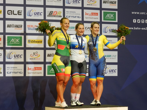 Кристина Фогель победила на ЧЕ по велоспорту на треке 2017