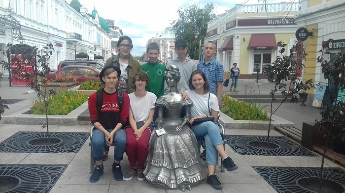 Подростки из Германии в Омске Фото