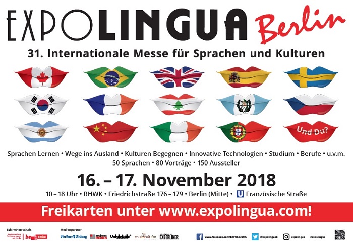 Выставка иностранных языков и культур ЭКСПОЛИНГВА Берлин 2018