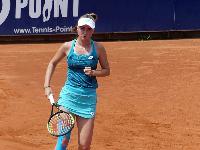 Полина Кудерметова в финале турнира по теннису среди юниоров в Берлине 2019