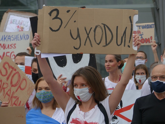 В Минске 16 августа прошла самая массовая акция протеста в истории Беларуси