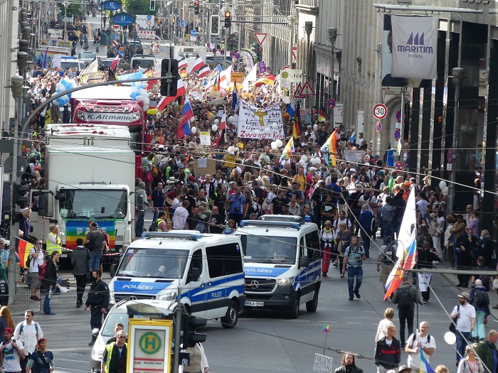 В Германии политики опасаются радикализации протестов против ограничения