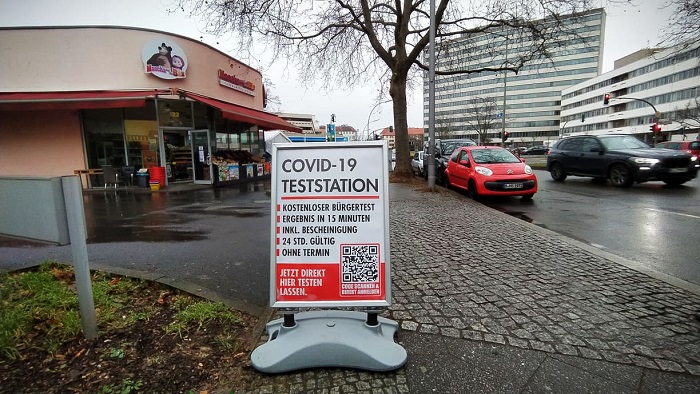 Новый тест центр в Берлине возле Русского магазина в районе Шарлоттенбург