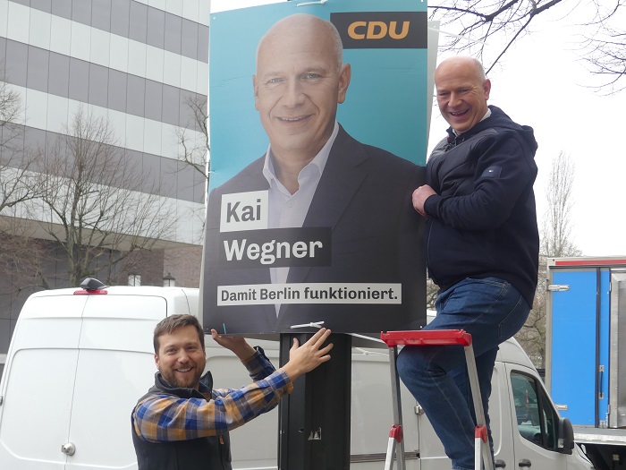 Выборы в Берлине 2023 – Кандидаты в мэры представили свои плакаты