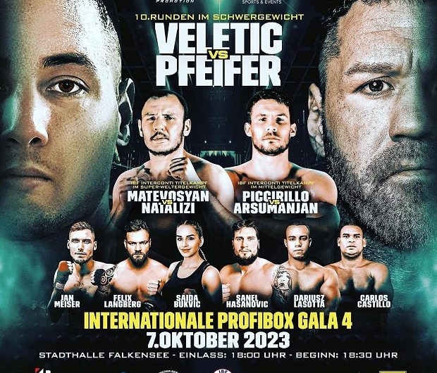Бокс в Германии Бой Эрик Пфайфер – Душан Велетич 7 октября 2023