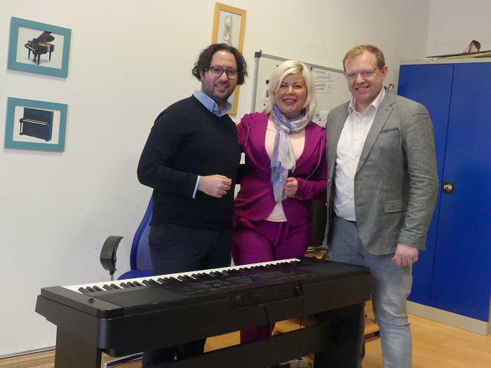 Вальтер Гаукс и Салахдин Кобан посетили школу вокала Ладиславы Любимовой в Берлине